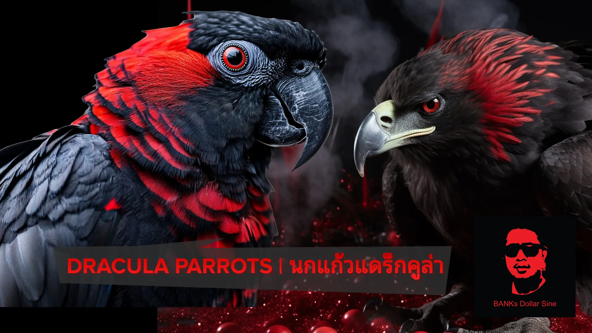 DRACULA PARROTS | นกแก้วแดร็กคูล่า