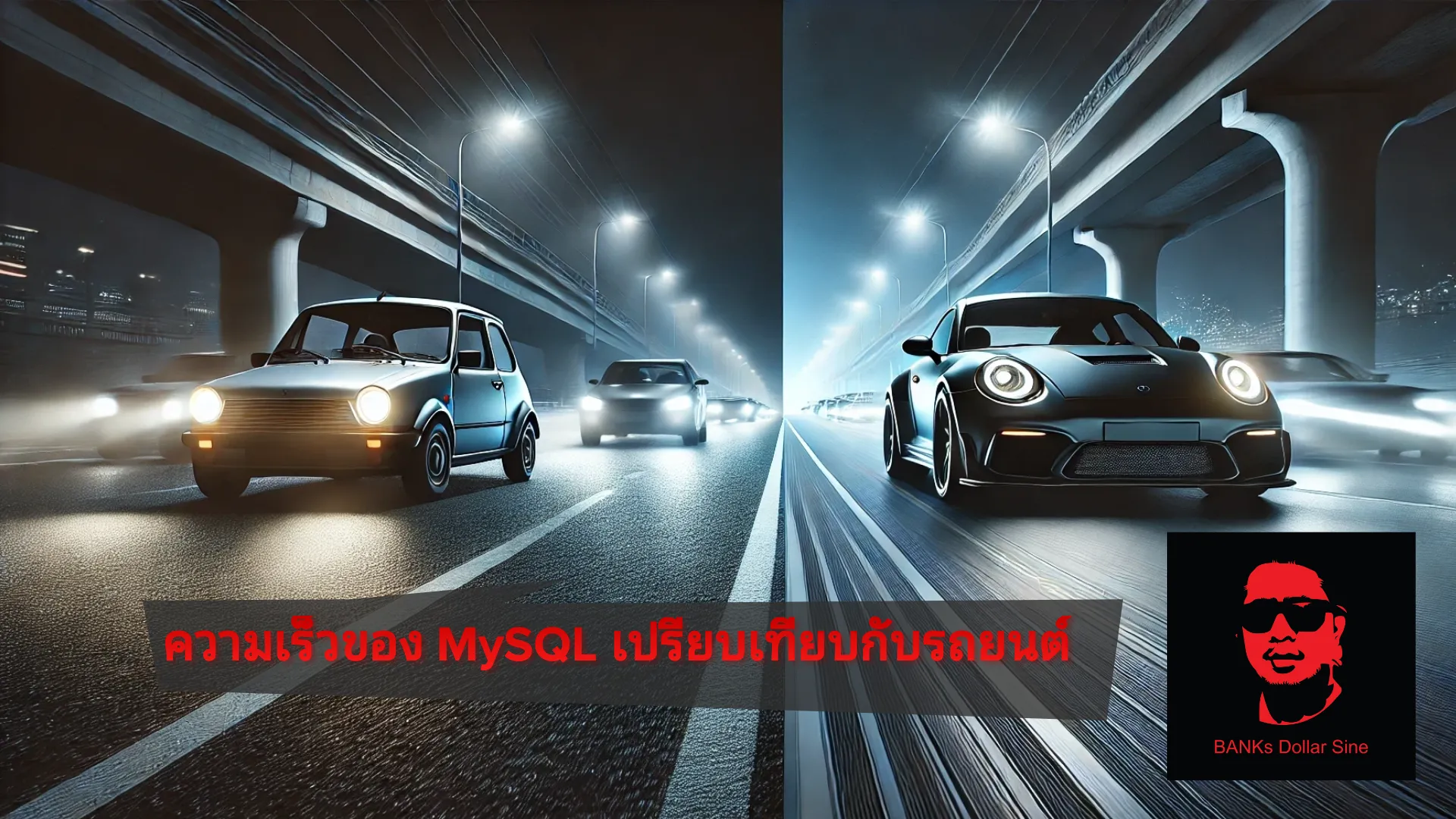 ความเร็วของ MySQL เปรียบเทียบกับรถยนต์